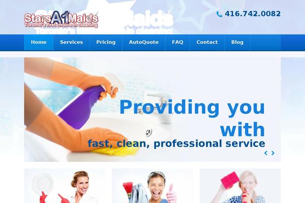 a1maids.ca site used Theme45537