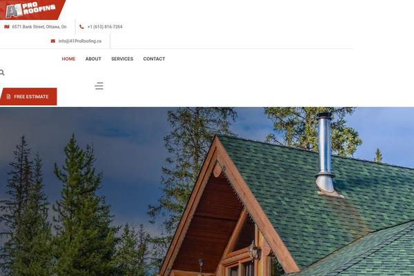 Roofix theme site design template sample