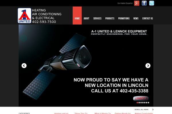 a1united.net site used Theme1461