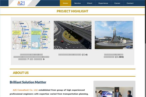 WordPress website example screenshot