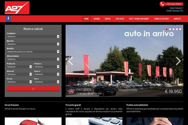 Gestionaleauto theme site design template sample