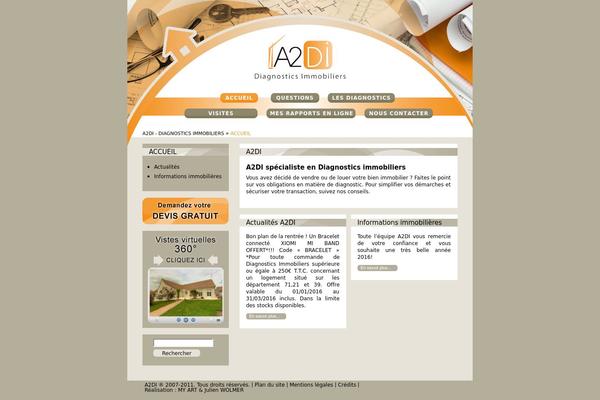 WordPress website example screenshot