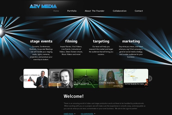 WordPress website example screenshot