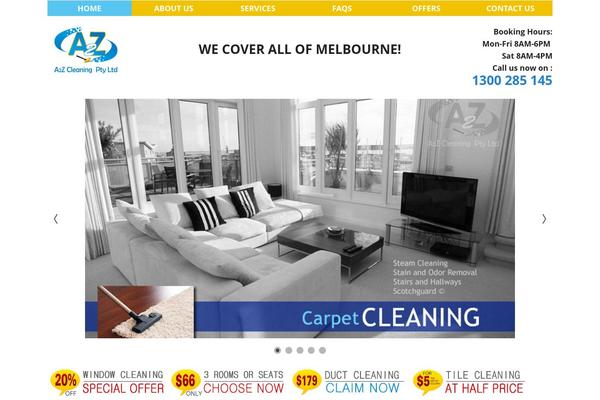 Cleaning theme site design template sample