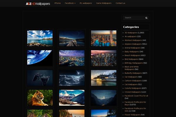 Blackywall theme site design template sample