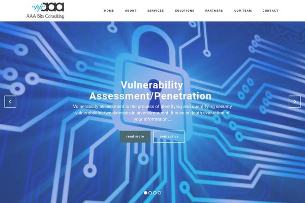 Vantage theme site design template sample