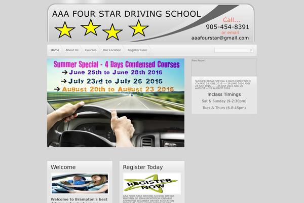 aaafourstardrivingschool.com site used Bizzypress_plumber