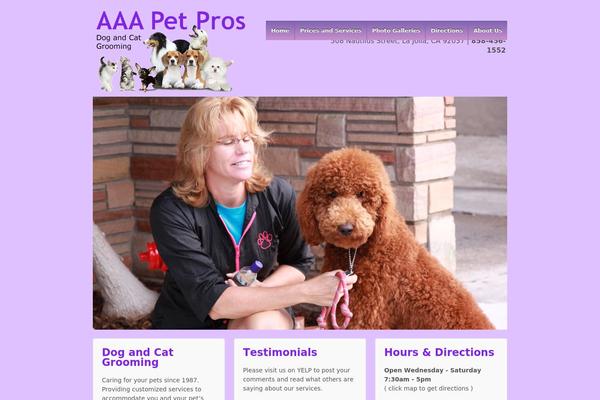 WordPress website example screenshot