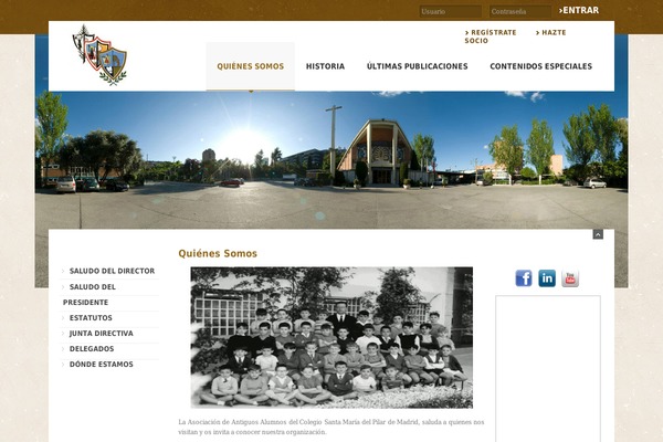 aaasantamariadelpilar.org site used Bp-alumni