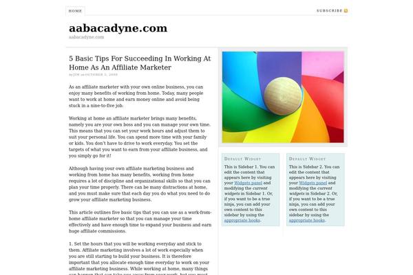 Thesis 1.8.5 theme site design template sample