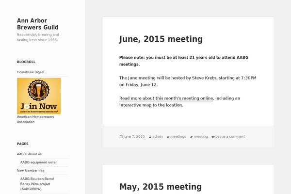 Hestia theme site design template sample