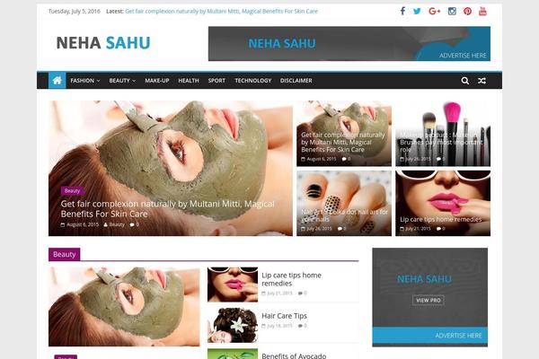 aabhabeauty.com site used ColorMag