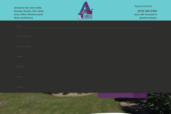 WordPress website example screenshot