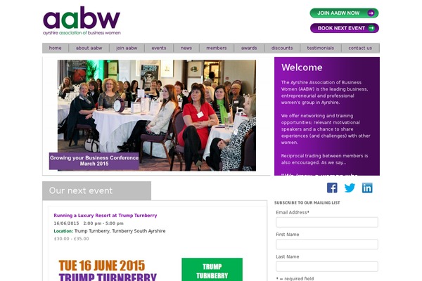 aabw.org.uk site used Aabw