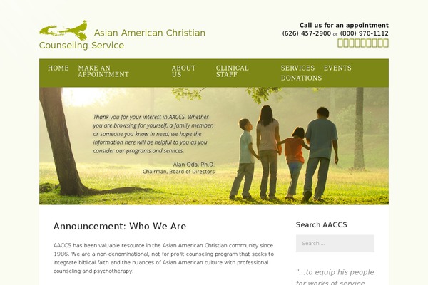 aaccs.org site used Church