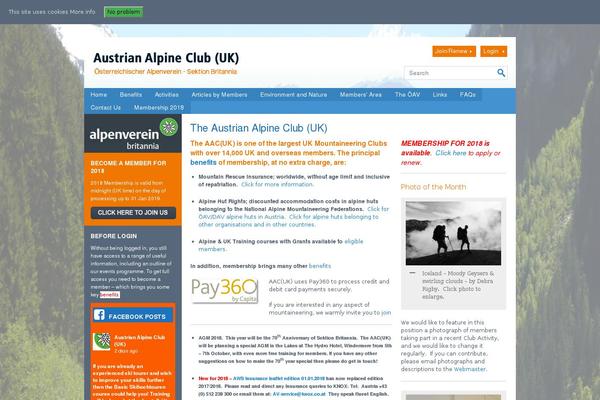 Aac theme site design template sample
