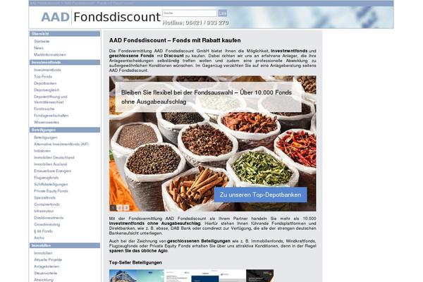 Site using Aad-slider plugin