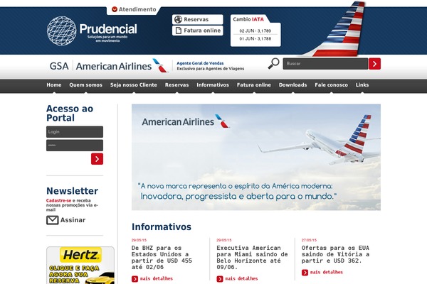 aagsa.com.br site used American-airlines