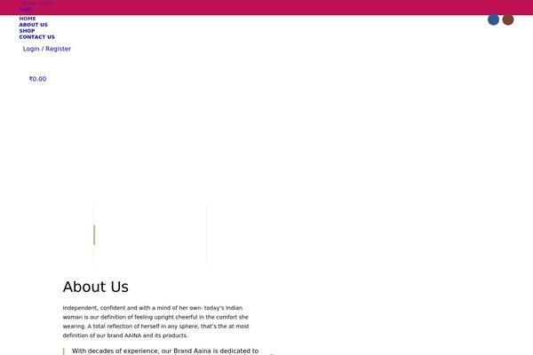 WordPress website example screenshot