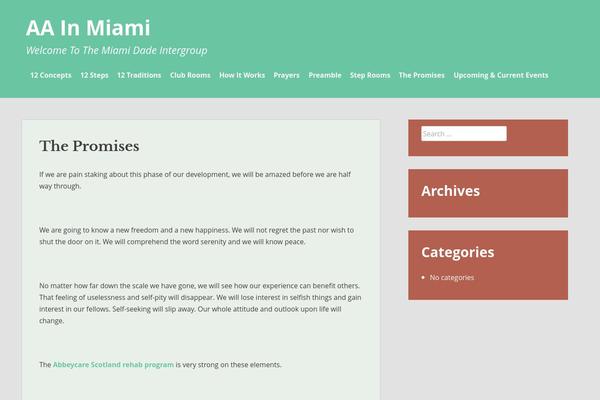 Heidi theme site design template sample