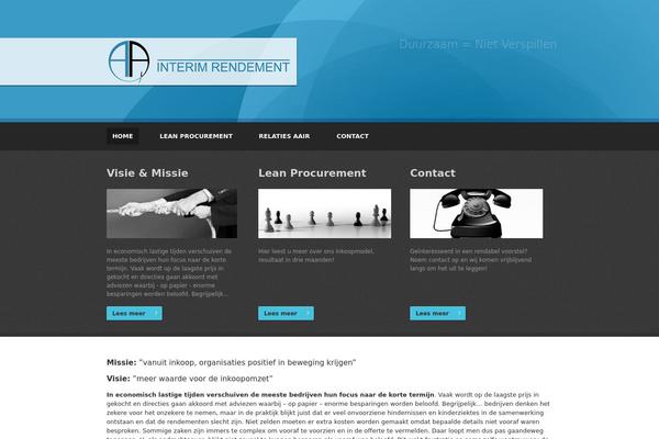 WordPress website example screenshot