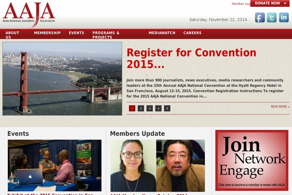 aaja.org site used Maishawp