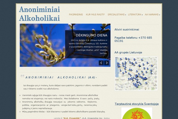 aalietuvoje.org site used Ecclesia
