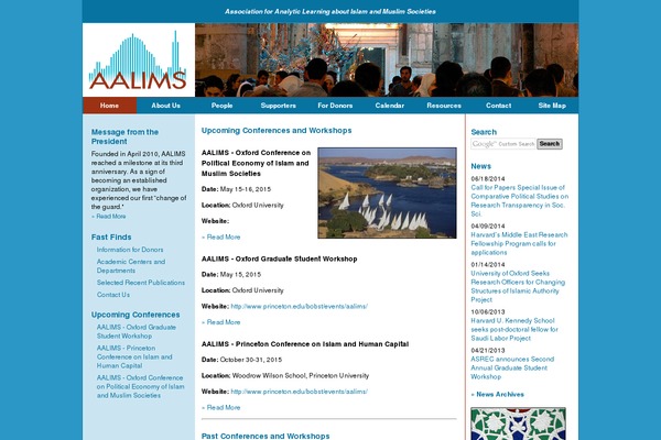 aalims.org site used Divi