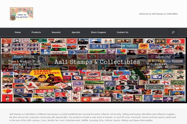 Vantage theme site design template sample