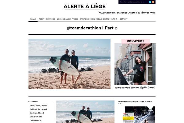 WordPress website example screenshot