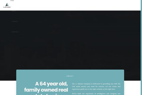WordPress website example screenshot