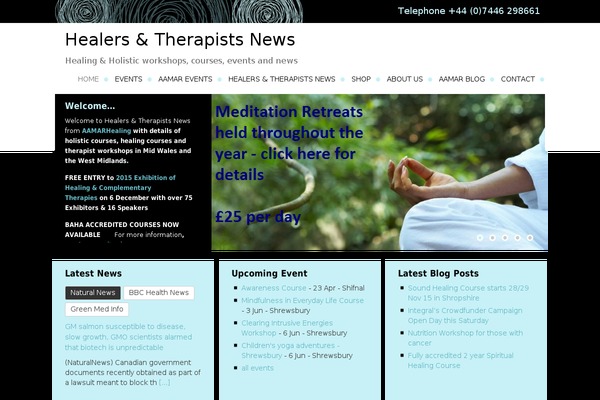 WordPress website example screenshot