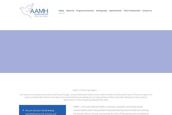 BeTheme Child theme site design template sample