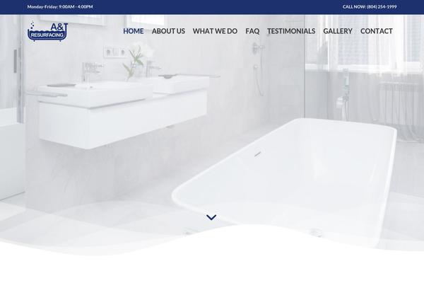 Enfold theme site design template sample