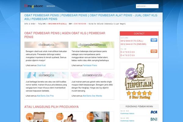 Bakool theme site design template sample