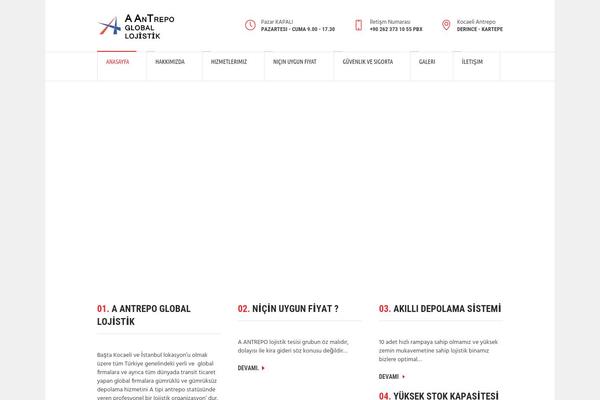 Logistic-business theme site design template sample