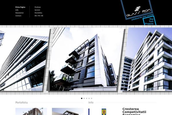Architecture theme site design template sample