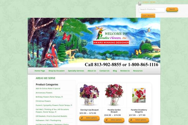 aaparadiseflowers.com site used Vende