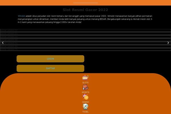 Palm Beach theme site design template sample