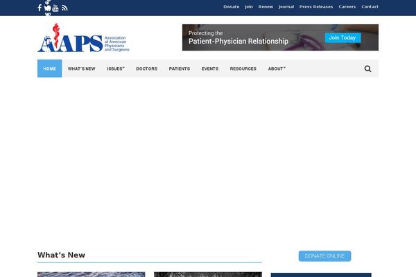 aapsonline.org site used Ignition-public-opinion