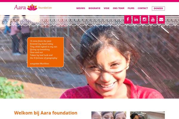aarafoundation.com site used Charitypro-child