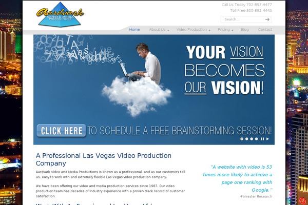 aardvarkvideolasvegas.com site used Aardvarkvideolasvegas