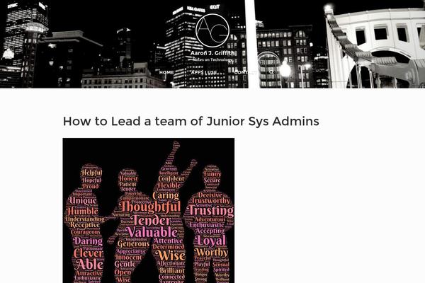 WordPress website example screenshot