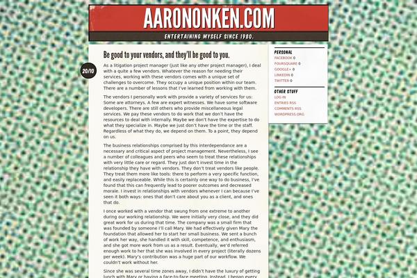 aarononken.com site used Comic_antique_v1.1