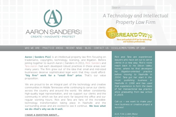 WordPress website example screenshot