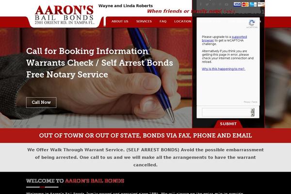 aaronsbailbonds.com site used Aarons-bail-bonds