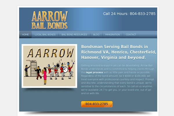 aarrowbailbonds.com site used Local Business