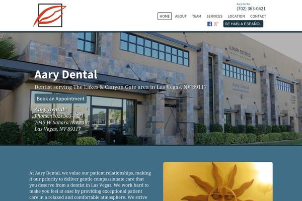 aarydental.com site used Social-dental-bravo