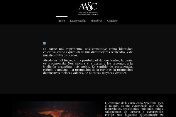 aasc.com.ar site used Theme-wordpress