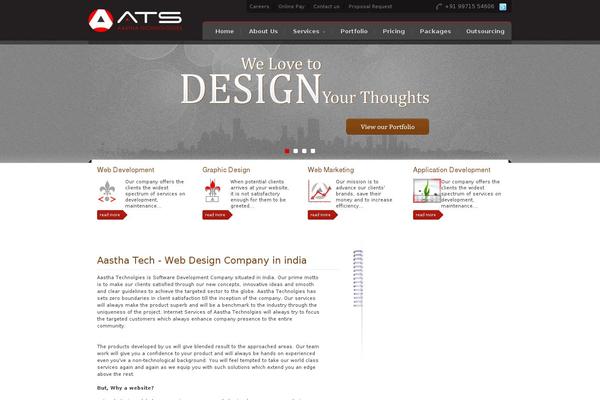 aastha-tech.com site used Aastha